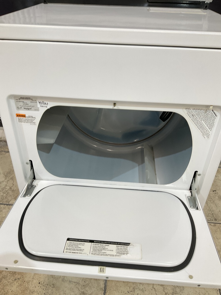 Whirlpool Electric Dryer 220volts (30 AMP) 29inches {3prong} (White) 