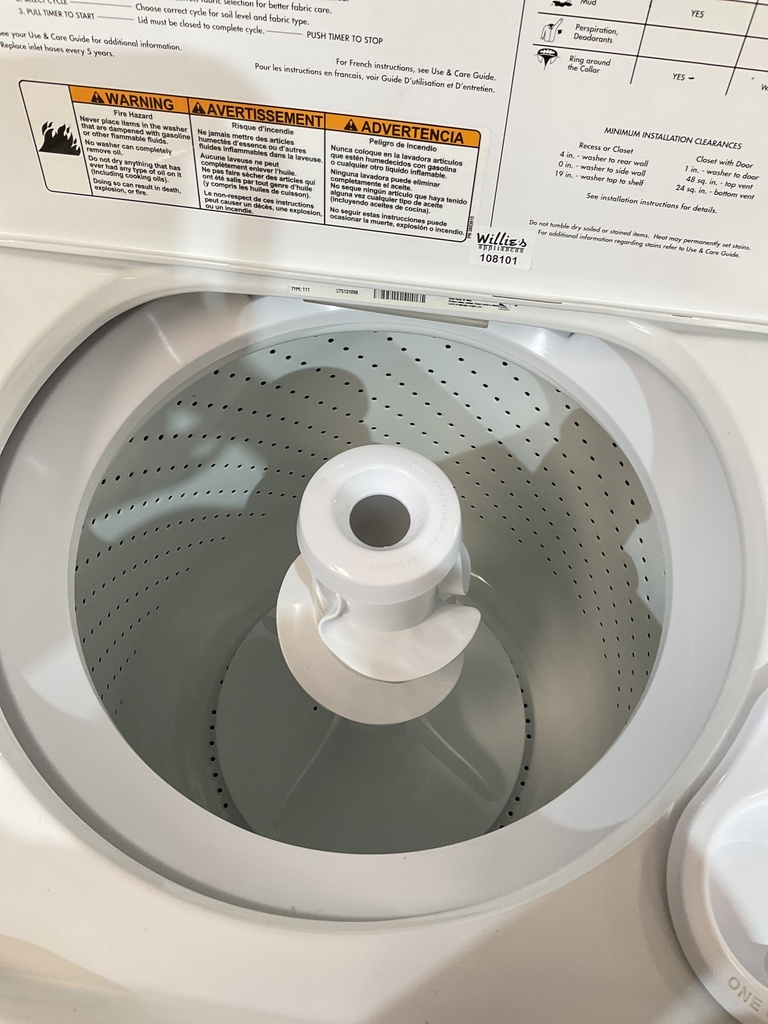 Whirlpool Washer Top-load 27inches (White) 