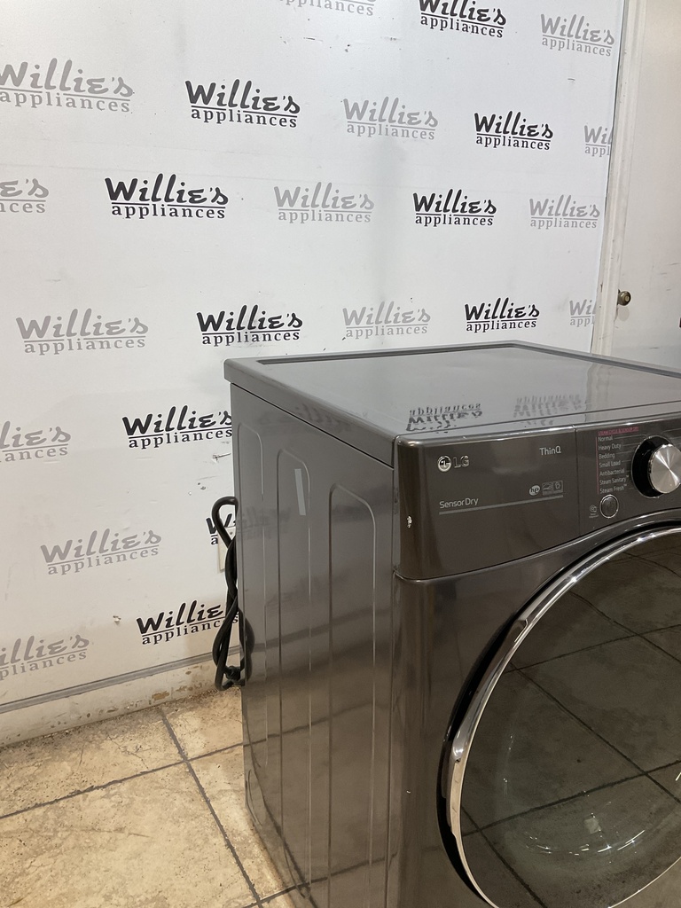 Lg Electric Dryer 220volts (30 AMP) 27inches {4 prong} (Dark Grey)