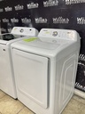 Lg Electric Set Washer/Dryer 220volts (30 AMP) 27/27inches {no cord} (White) 