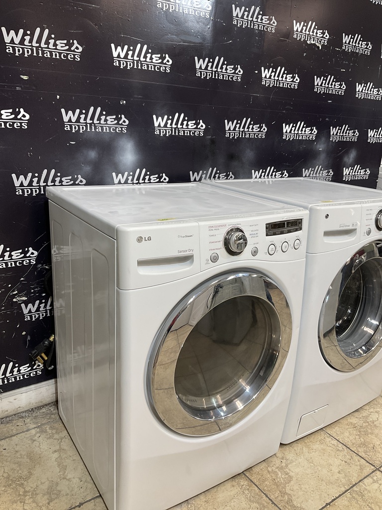 Lg Electric Set Washer/Dryer 220volts (30 AMP) 27/27inches {4 prong} (White) 