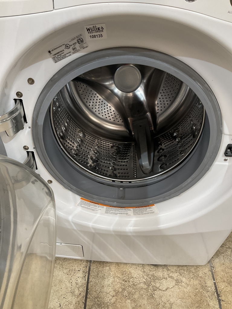 Lg Electric Set Washer/Dryer 220volts (30 AMP) 27/27inches {4 prong} (White) 