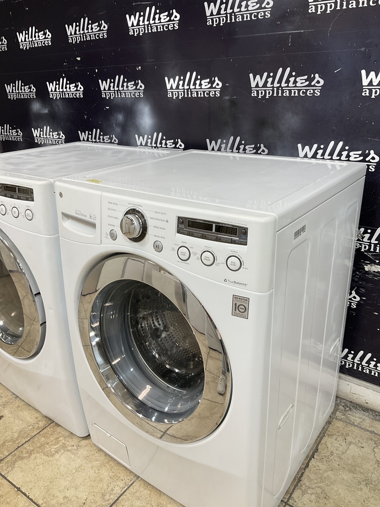 Lg Electric Set Washer/Dryer 220volts (30 AMP) 27/27inches {4 prong} (White) 