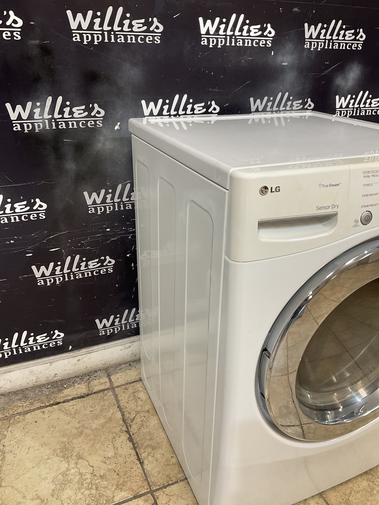 Lg Electric Dryer 220volts (30 AMP) 27inches {no cord} (White)