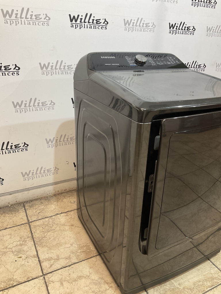 Samsung Electric Dryer 220volts (30 AMP) 27inches {4 prong} (Dark Grey) 