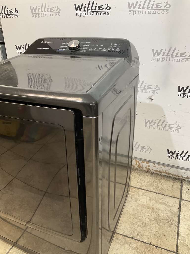 Samsung Electric Dryer 220volts (30 AMP) 27inches {4 prong} (Dark Grey) 