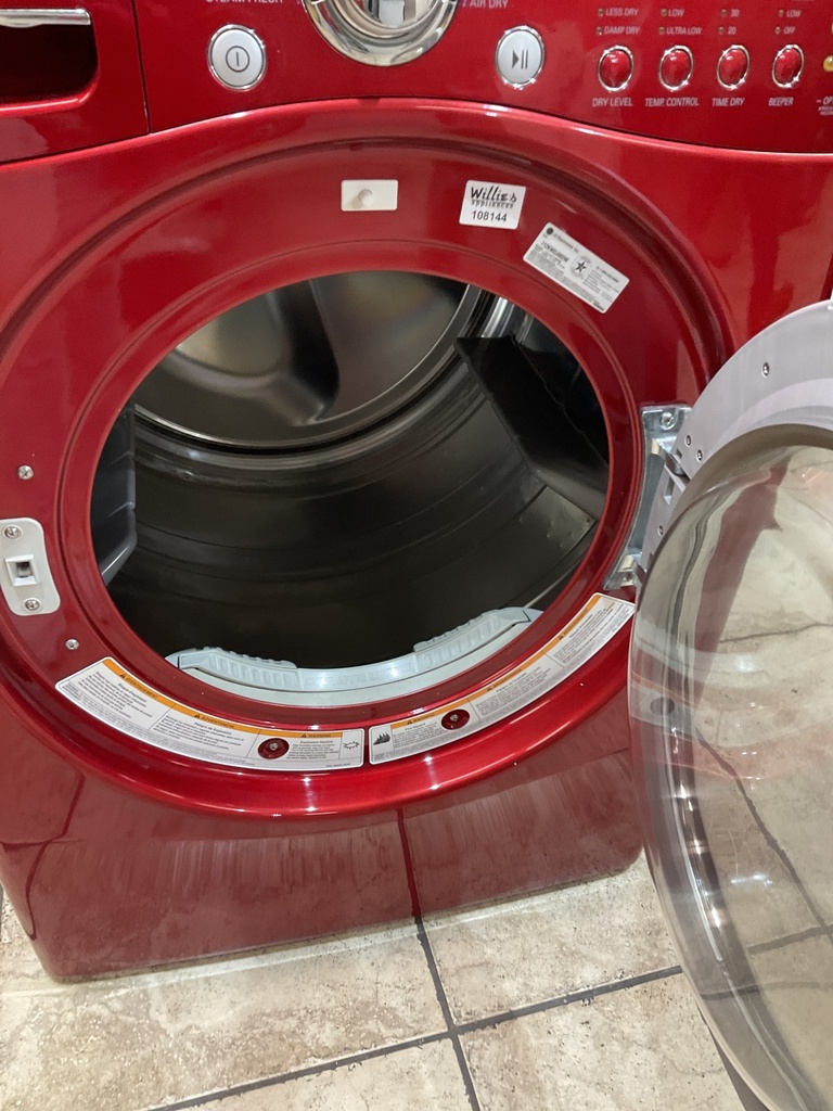 Lg Natural Gas Dryer 27inches (red) 