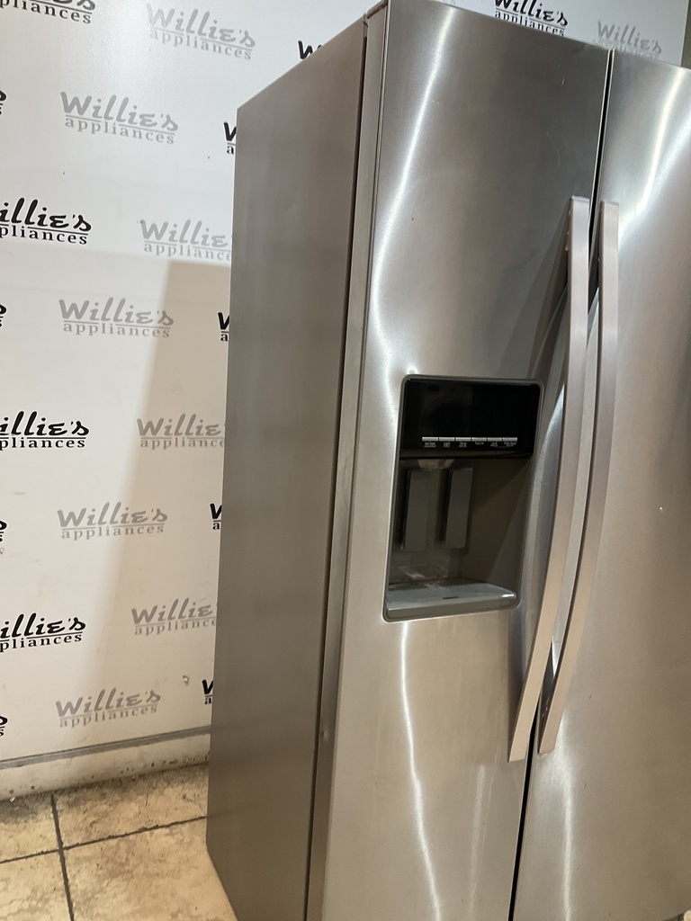Whirlpool Refrigerator Side by Side 36x69 1/2” (Stainless Steel) 