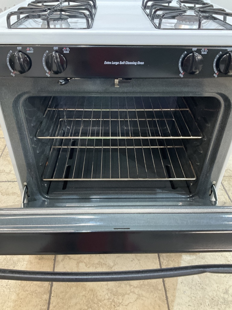 Ge Natural Gas Stove 30inches (Black/White) 