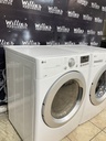 Lg Electric Set Washer/Dryer Front-load 220volts (30 AMP) 27/27inches {} (White)