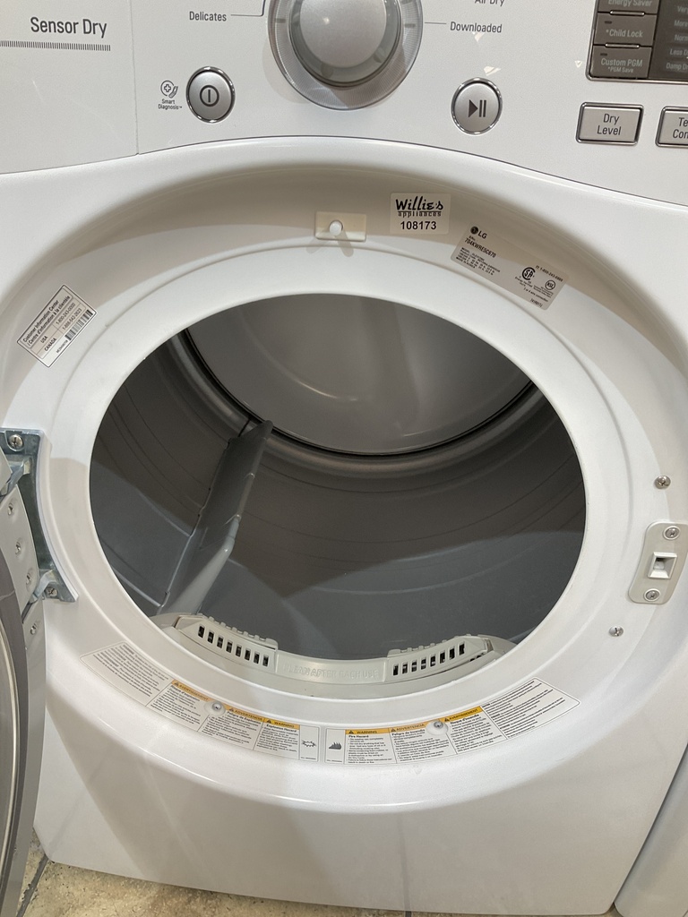 Lg Electric Set Washer/Dryer Front-load 220volts (30 AMP) 27/27inches {} (White)