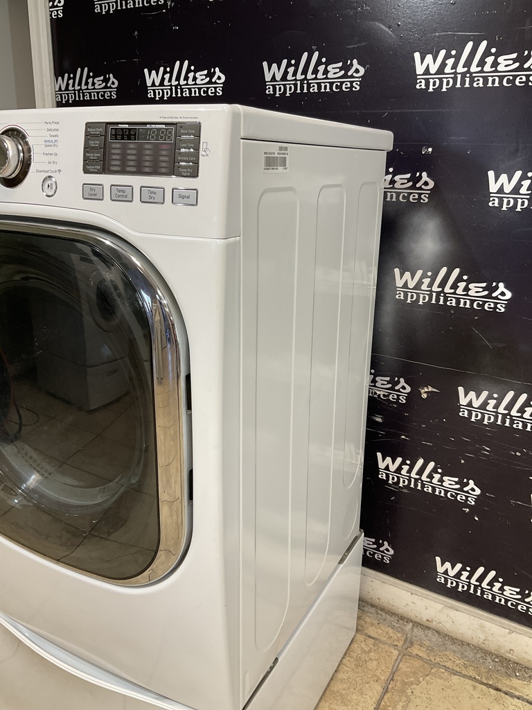 Lg Electric Dryer 220volts (30 AMP) 27inches {no cord} (White) 