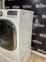 Lg Electric Dryer 220volts (30 AMP) 27inches {no cord} (White) 