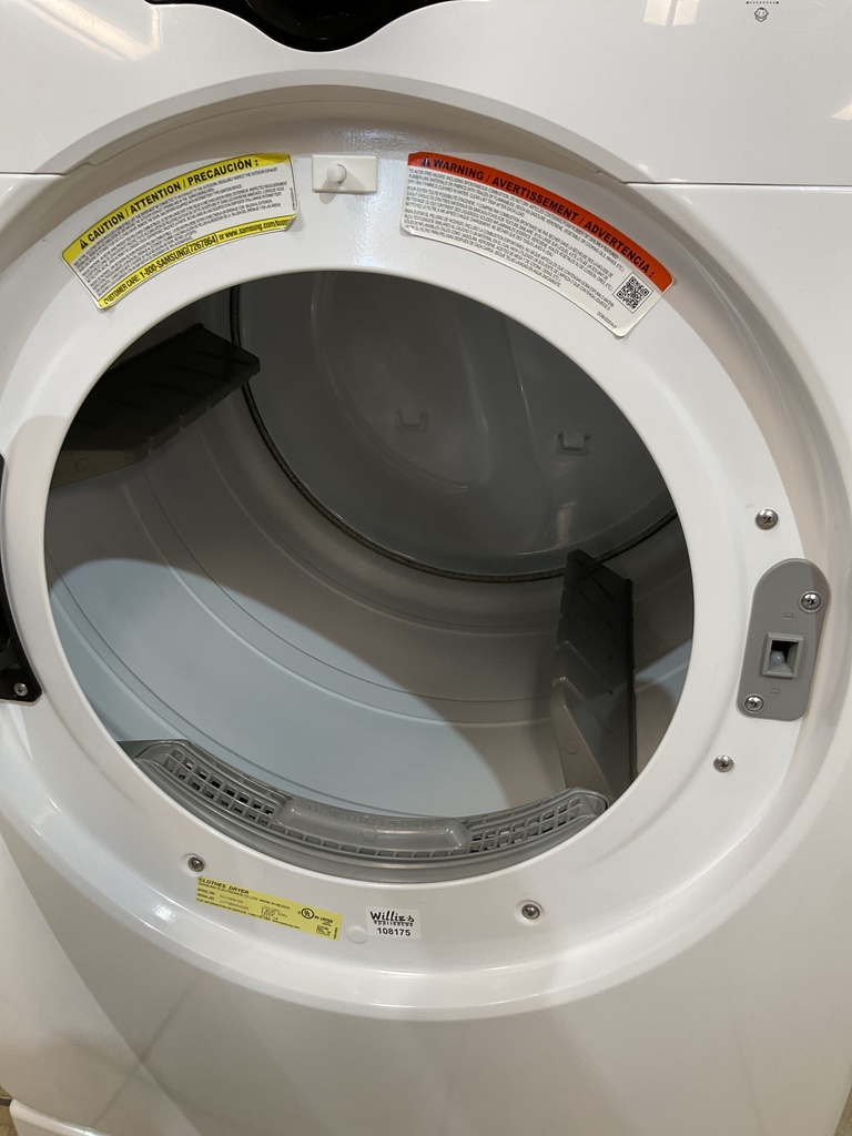 Samsung Electric Dryer 220volts (30 AMP) 27inches {4 prong} (White) 
