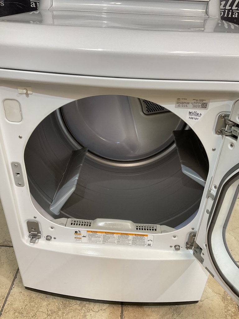 Lg Electric Dryer 220volts (30 AMP) 27inches {3 prong} (White) 