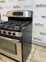 Ge Natural Gas Stove Double Oven 30inches (Stainless Steel) 