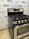 Ge Natural Gas Stove Double Oven 30inches (Stainless Steel) 