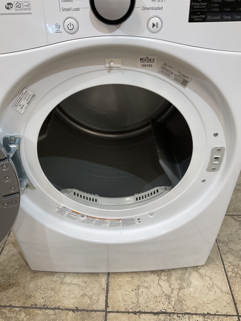 Lg Natural Gas Dryer 27inches (White) 