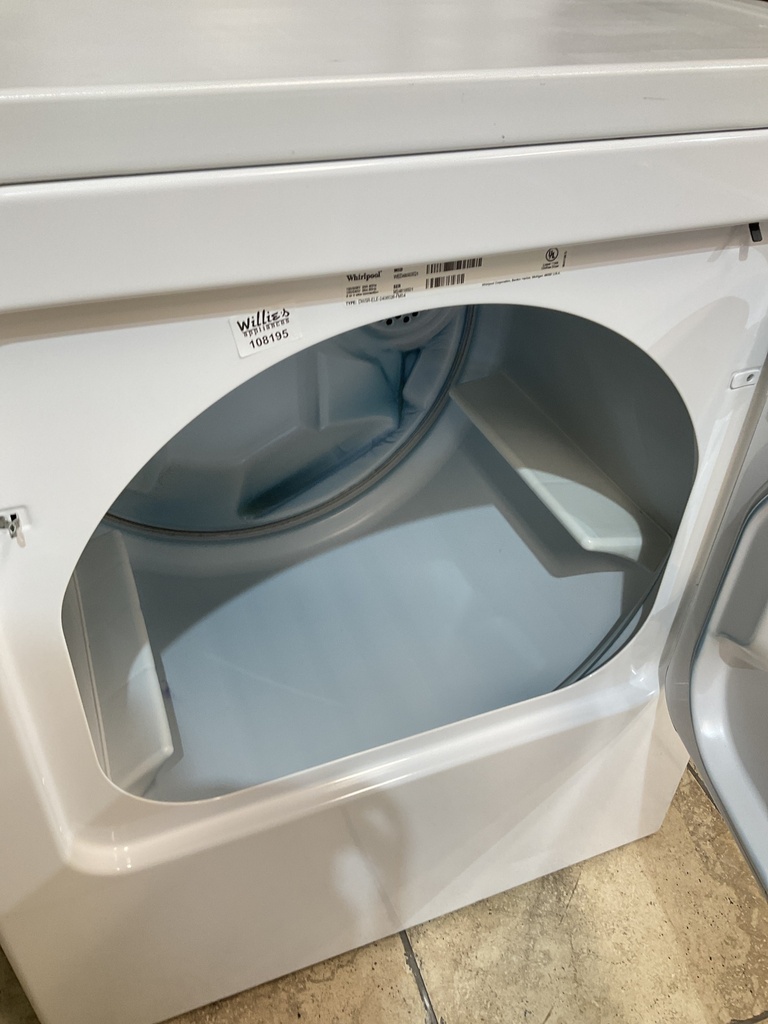Whirlpool Electric Dryer 220volts (30 AMP) 29inches {3 prong} (White)