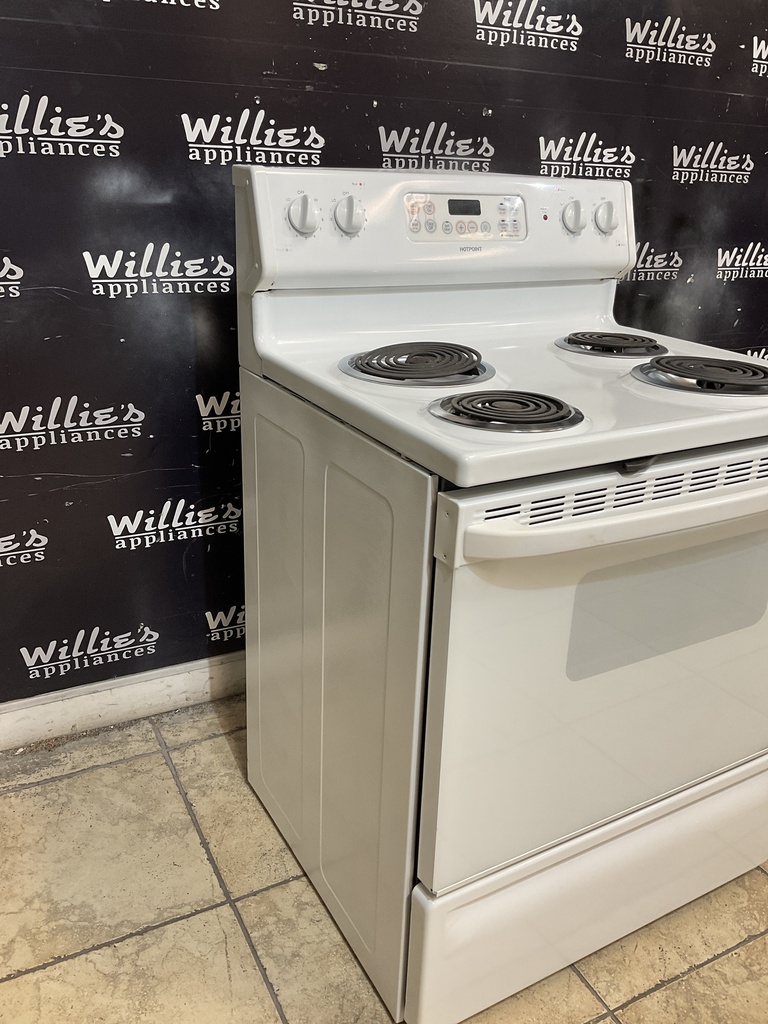 Hotpoint Electric Stove 220volts (40/50 AMP) 30inches {no cord} (White) 
