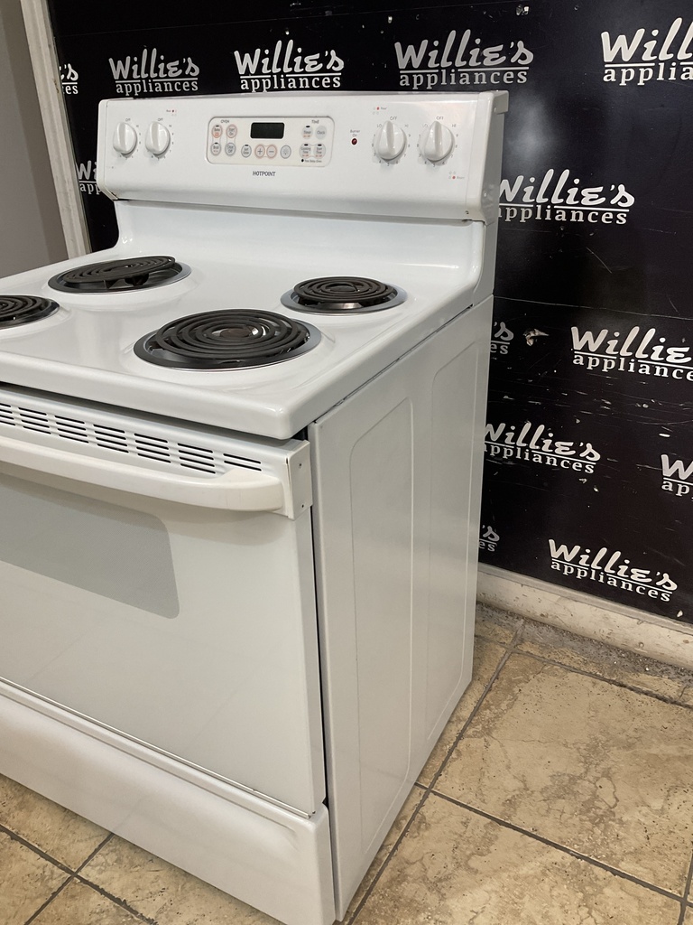 Hotpoint Electric Stove 220volts (40/50 AMP) 30inches {no cord} (White) 