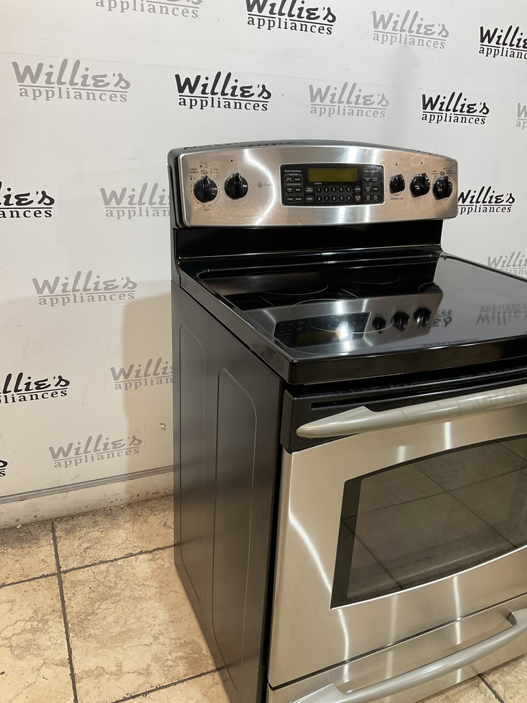 Ge Electric Stove 30inches {no cord} (Stainless steel) 