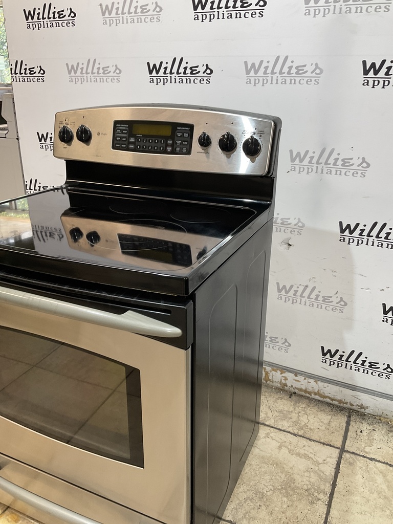 Ge Electric Stove 30inches {no cord} (Stainless steel) 
