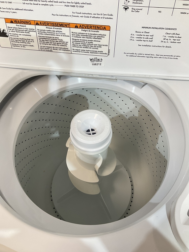 Whirlpool Washer Top-load 27inches (White) 