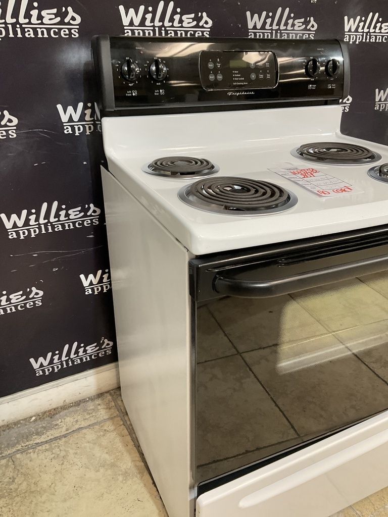 Frigidaire Electric Stove 30inches {no cord} (White/Black)