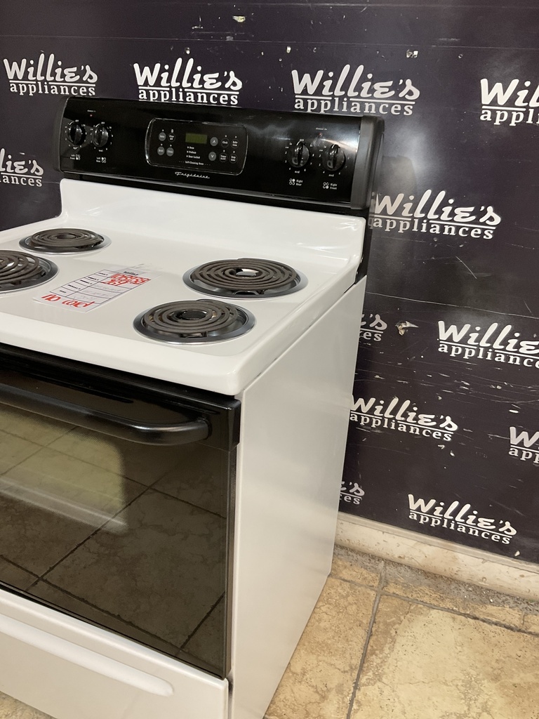 Frigidaire Electric Stove 30inches {no cord} (White/Black)