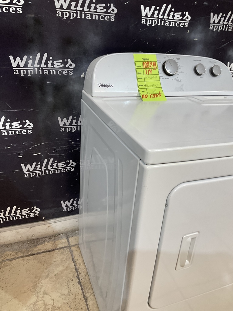 Whirlpool Electric Dryer 29inches {no cord} 