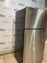 Frigidaire Refrigerator Top and Bottom 30x66 (stainless steel) 