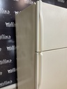 Whirlpool Refrigerator Top and Bottom 30x65 1/2” (Bisque) 