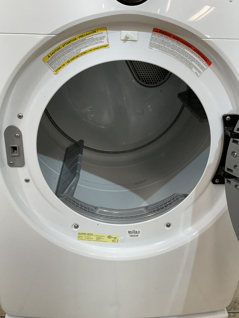 Samsung Electric Dryer 220volts (30 AMP) 27inches {3 prong} (White) 