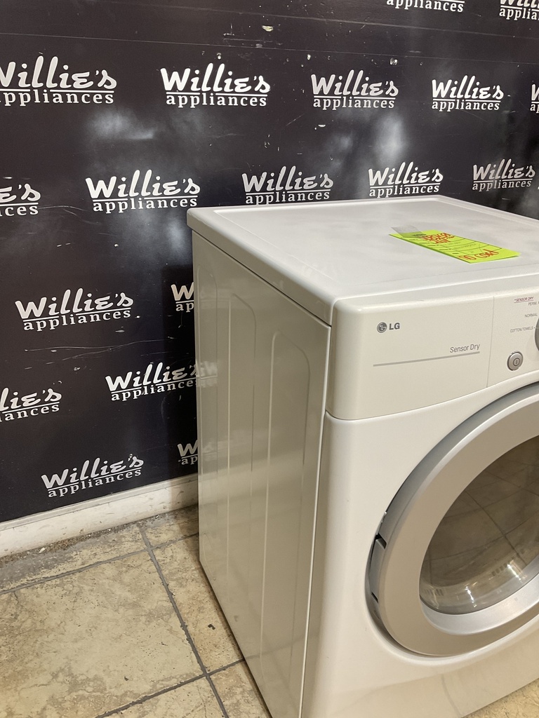 Lg Electric Dryer 220volts (30 AMP) 27inches {no cord} (White) 
