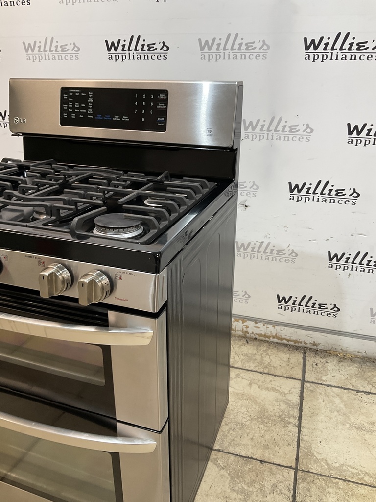 Lg Natural Gas Stove Double Oven 30inches (Stainless Steel) 