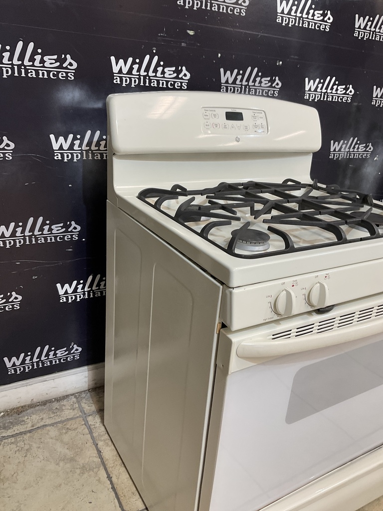 Ge Natural Gas Stove 30inches (Bisque) 