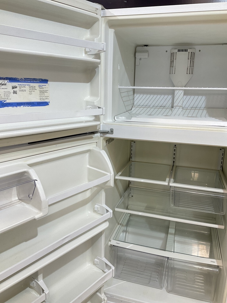 Whirlpool Refrigerator Top and Bottom 30x66 1/2” (White) 