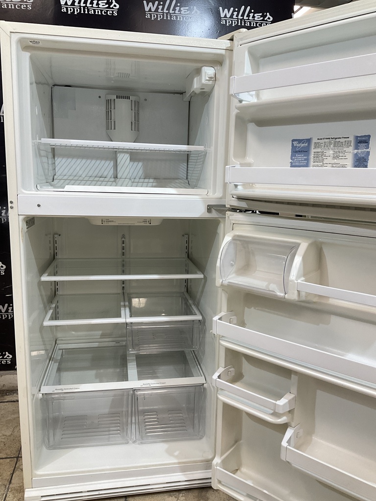 Whirlpool Refrigerator Top and Bottom 30x66 (Bisqque) 