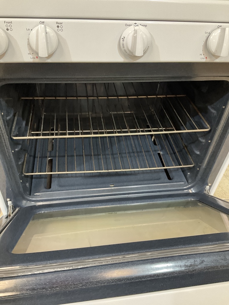 Ge Natural Gas Stove 30inches (White) 