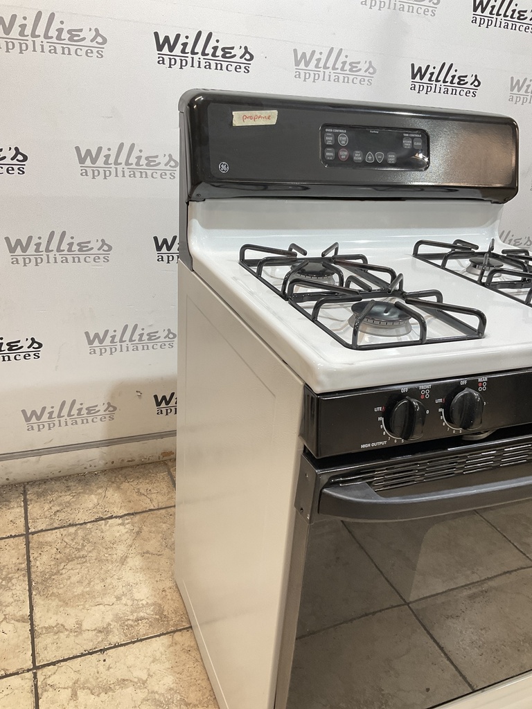 Ge Gas Propane Stove 30inches (white/Black) 