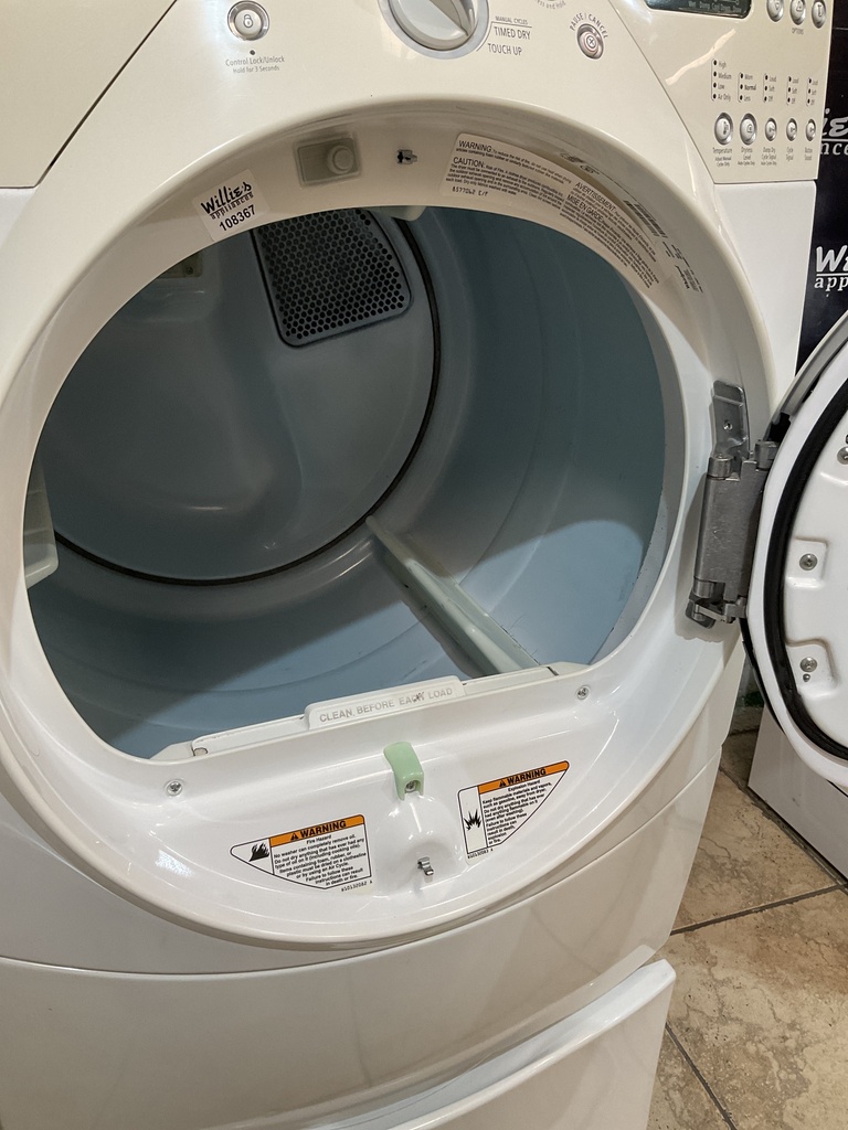 Whirlpool Electric Dryer 220 volts (30 AMP) 27inches {4 prong} (White) 