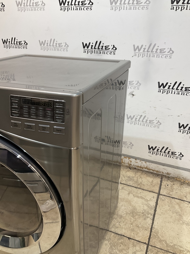 Lg Electric Dryer 220volts(30 AMP) 27inches {no cord} (Grey) 