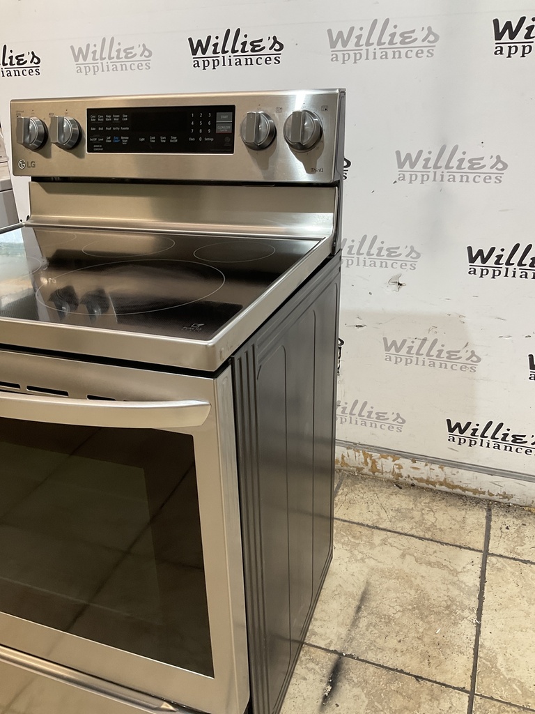 Lg Electric Stove 220volts (40/50 AMP) 30inches {} (Stainless steel) 