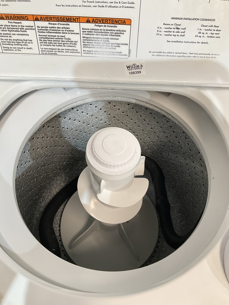 Whirlpool Washer top-load 27inches (White) 