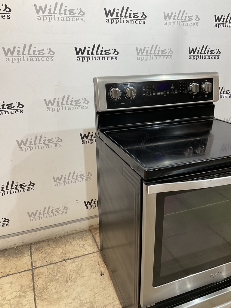 Whirlpool Electric Stove 220volts (40/50 AMP) 30inches {no cord} (Stainless steel)