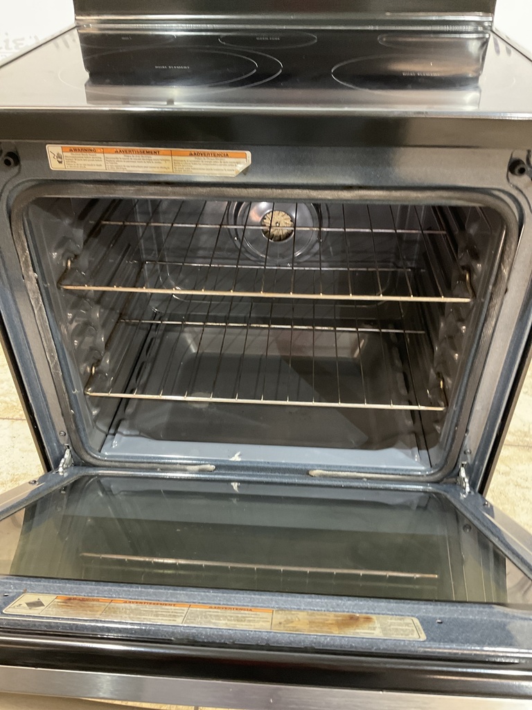 Whirlpool Electric Stove 220volts (40/50 AMP) 30inches {4 prong} (Stainless steel) 