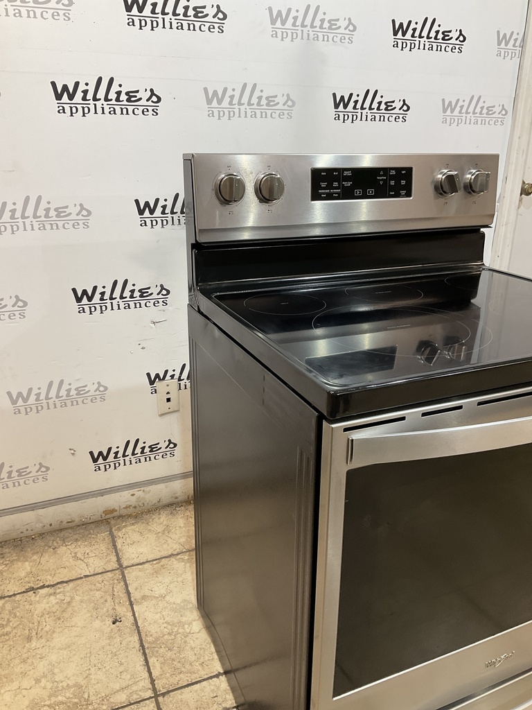 Whirlpool Electric Stove 220volts (40/50 AMP) 30inches {4 prong} (Stainless steel) 
