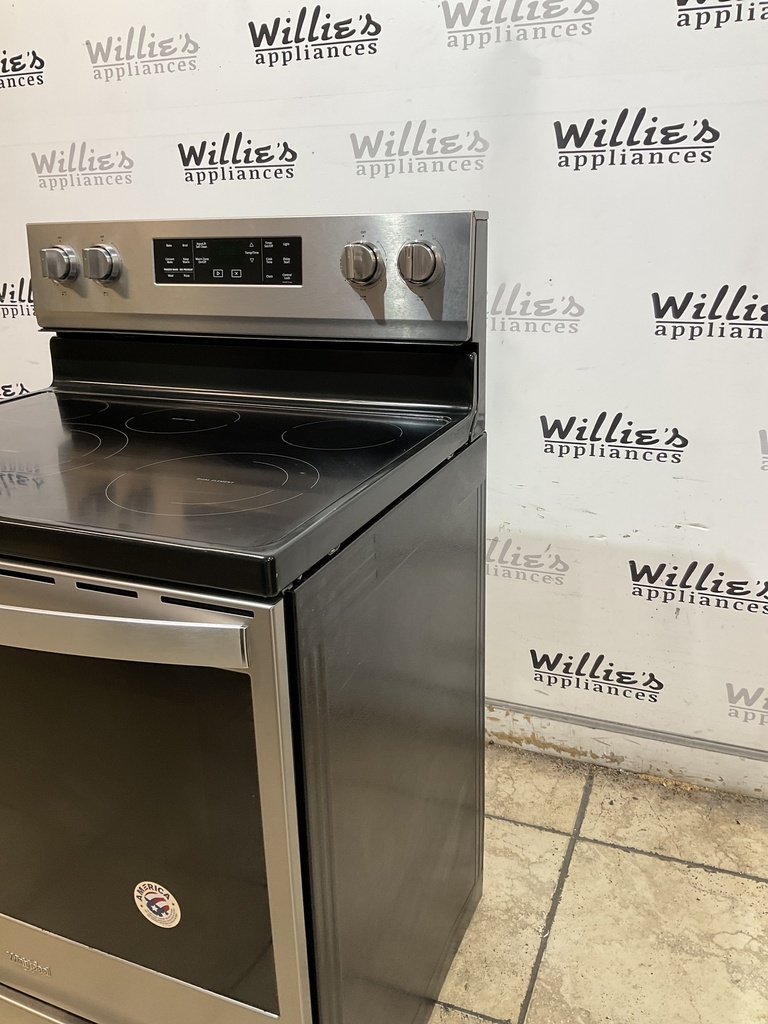 Whirlpool Electric Stove 220volts (40/50 AMP) 30inches {4 prong} (Stainless steel) 