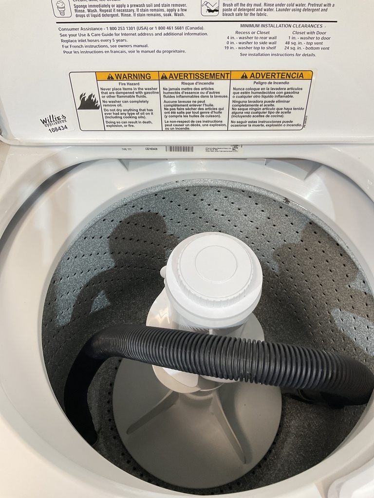 Whirlpool Washer Top-load 27inches (White) 
